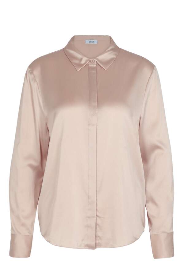 Bluse aus Seiden-Stretch
