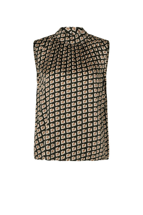 Top aus Seidenstretch 