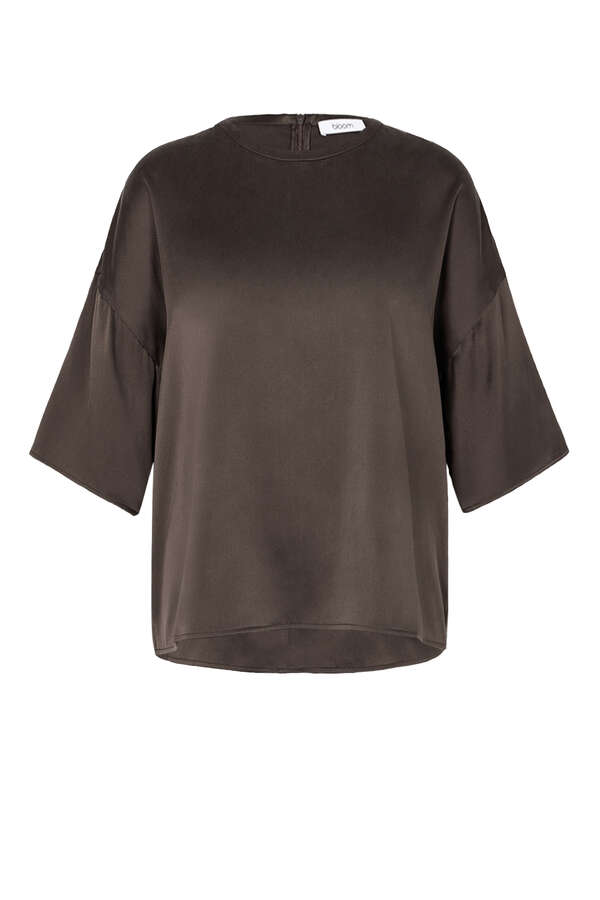 Bluse aus Seidenstretch