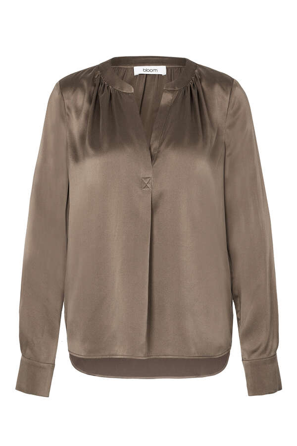 Bluse aus Seidenstretch