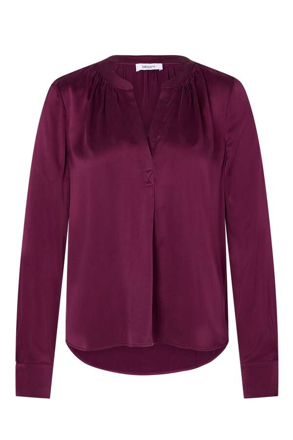 Bluse aus Seidenstretch