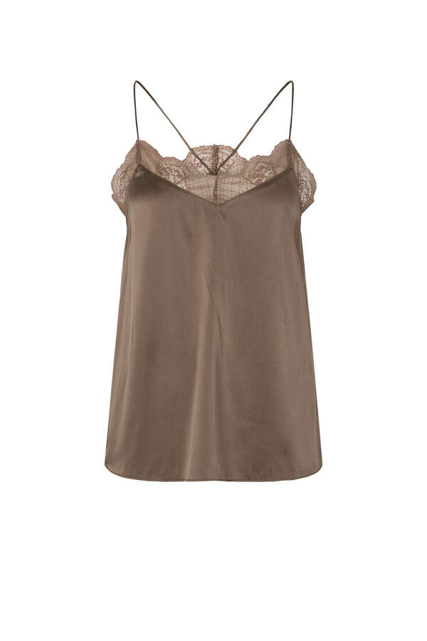Top aus Seidenstretch