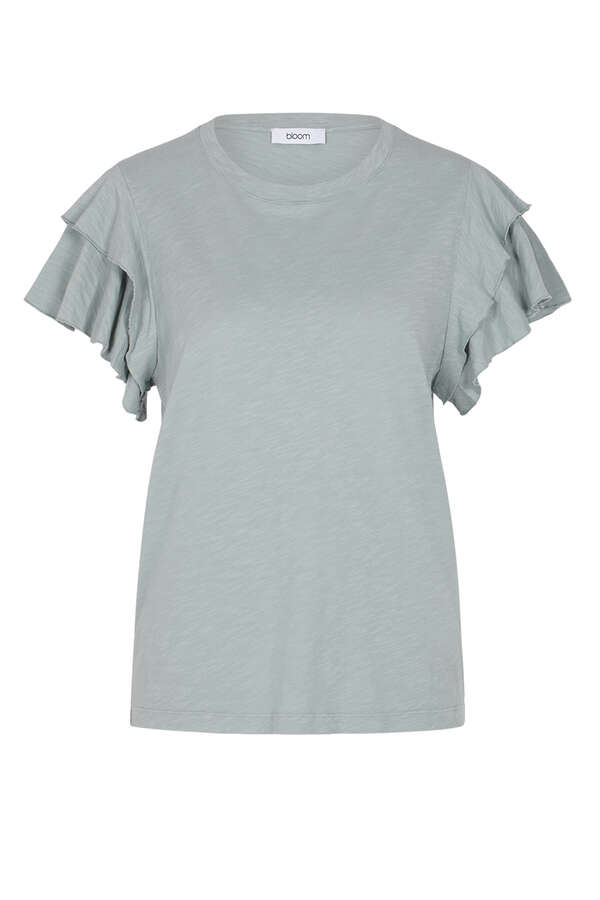 Shirt aus Slub Jersey