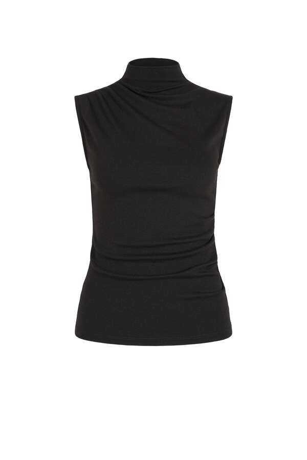 Top mit Wolle und Cashmere 