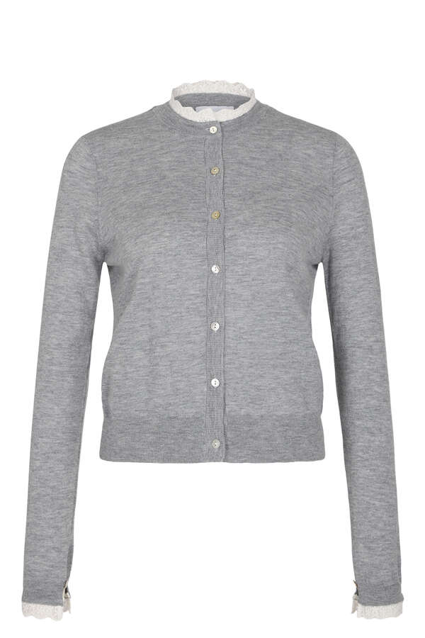 Cardigan mit Spitze