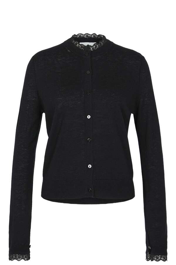 Cardigan mit Spitze